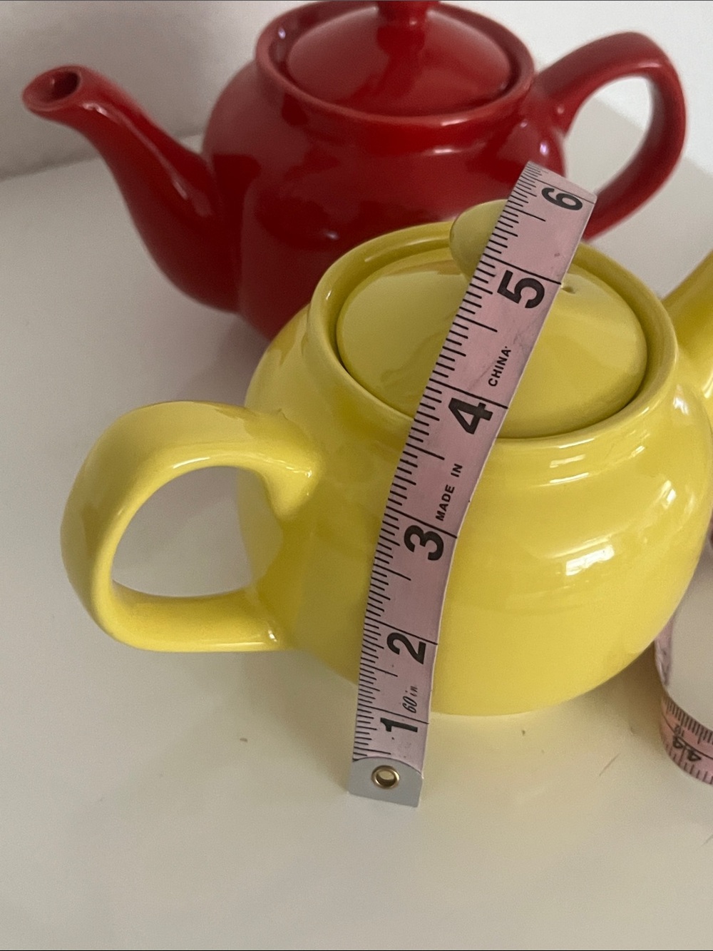 (old Amsterdam)2-Ceramic Teapot Set - Pink and Black, microwave& dishwasher safe - Picture 8 of 13